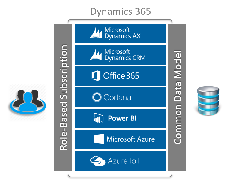 Common Data Model and Role-Based Subscription for products bundled in Dynamics 365
