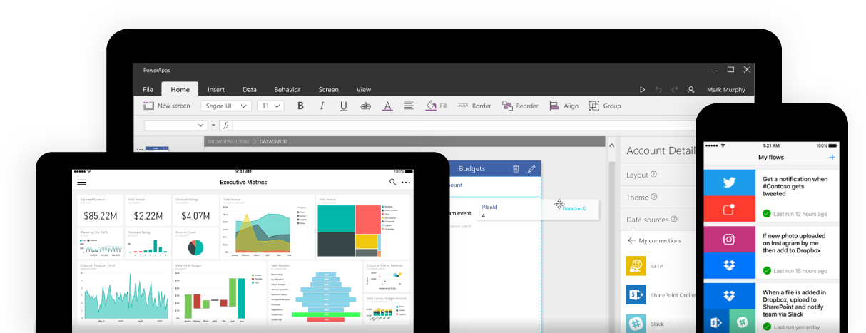 Dynamics 365 will be accessible over multiple devices with PowerApps