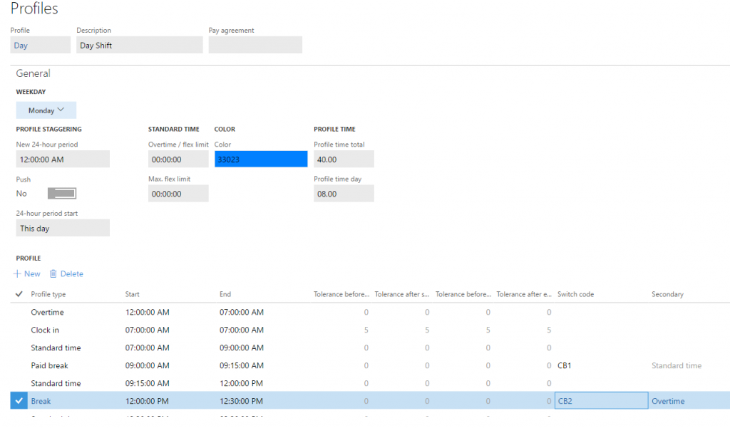 Dynamics 365 Operations setup profiles