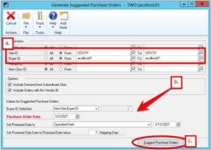 Gp Purchase Order How to Configure Dynamics GP Purchase Order Generator | Dynamics GP MRP