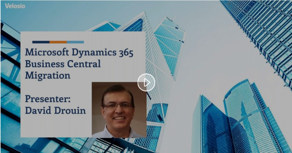 Dynamics 365 business central migration