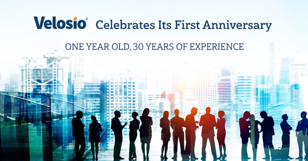 Velosio Celebrates Its First Anniversary