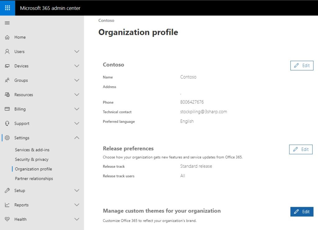 Dynamics 365 admin portal