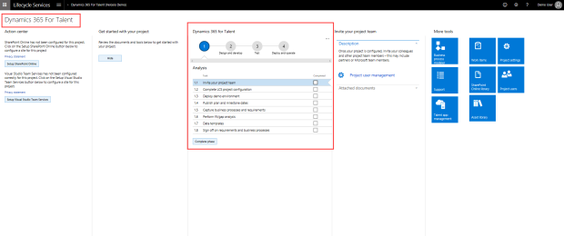 Dynamics 365 for Talent lifecycle services