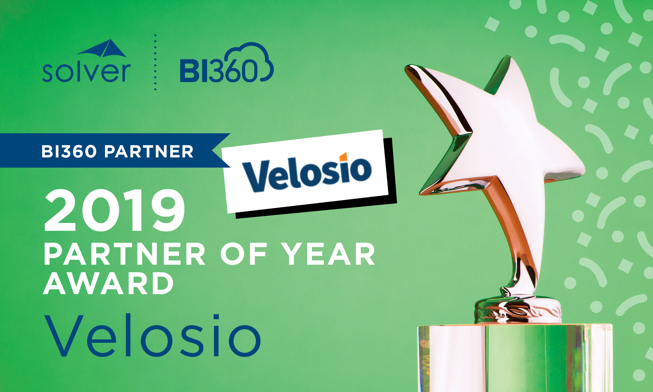 Velosio Presented with 2019 BI360 Partner of the Year Award