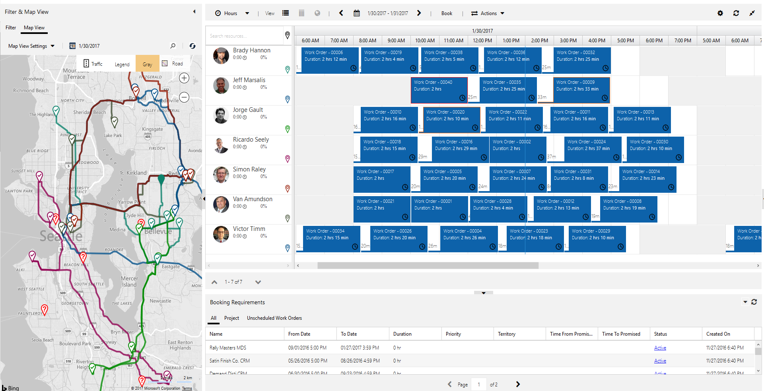 Dynamics 365 field service resource scheduling optimization