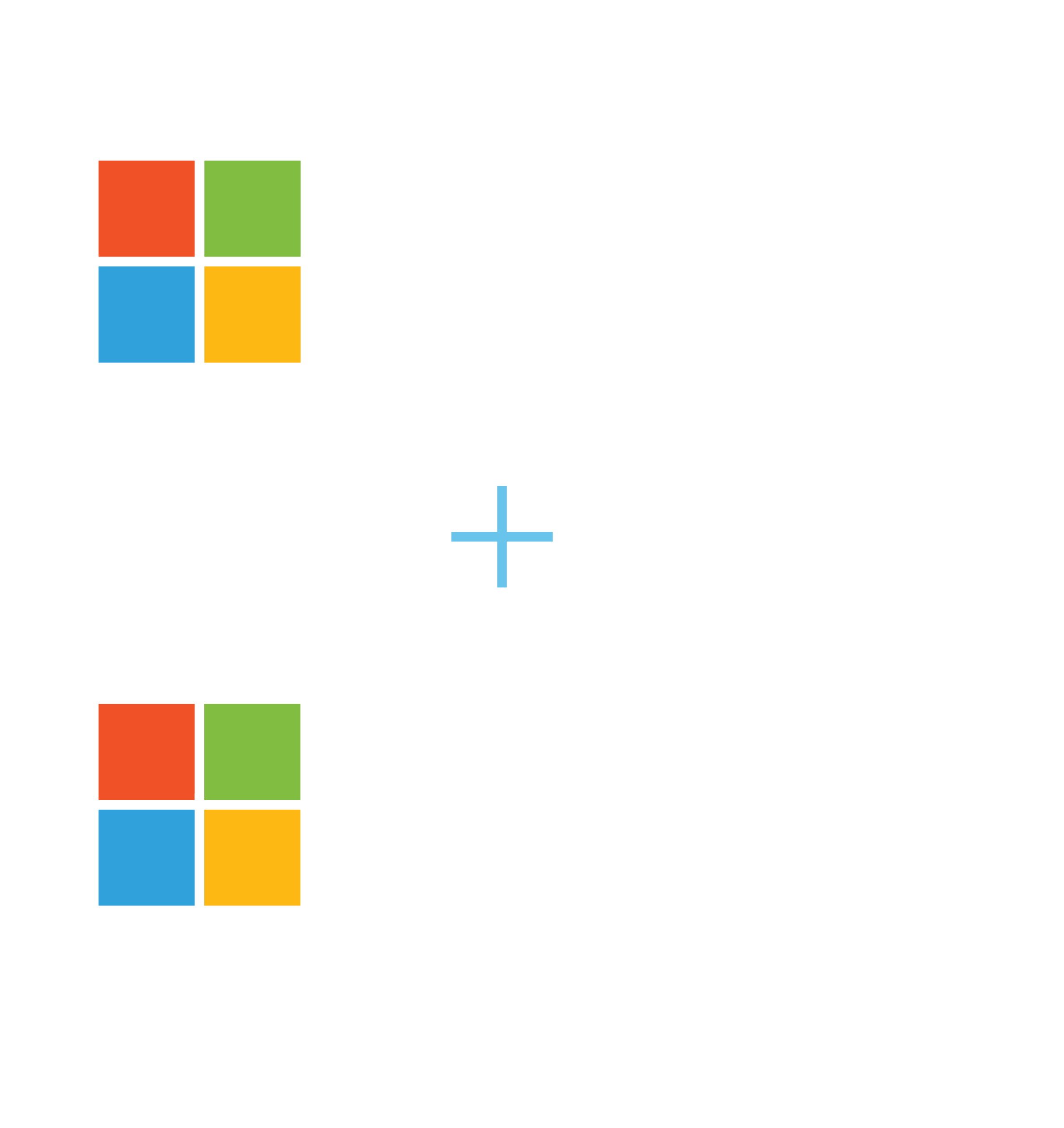 Microsoft Azure plus Microsoft Dynamics Logo