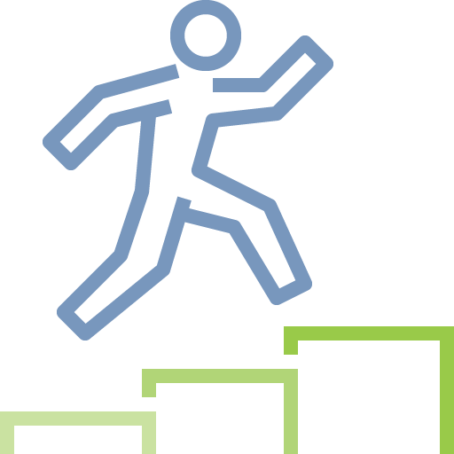 line art of achieving goals