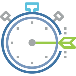 clock with bullseye
