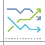 line art of line graph