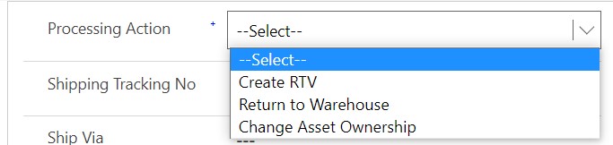 Dynamics 365 Field Service processing returns