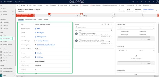 dynamics 365 project operations deployment