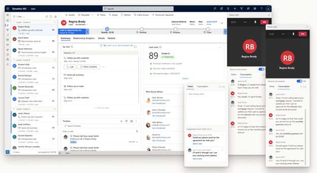 Microsoft Teams and D365 CE Screen-Shot