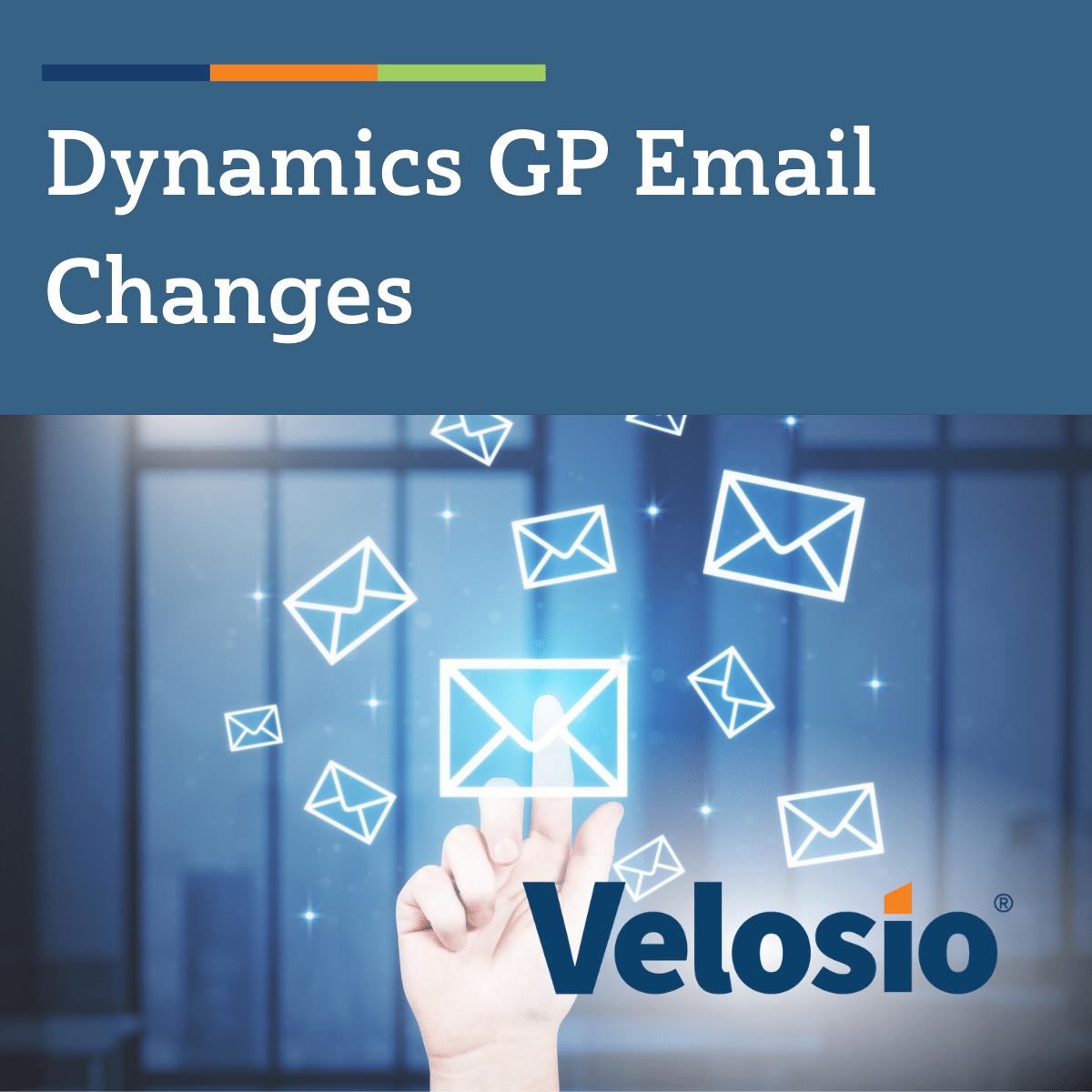 Finger clicking Email icon