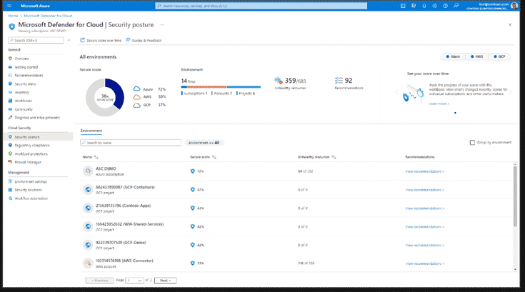 Microsoft Defender Security Posture