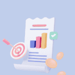 Graphic of project billing showing coins and an arrow hitting a bullseye to denote accuracy in billing