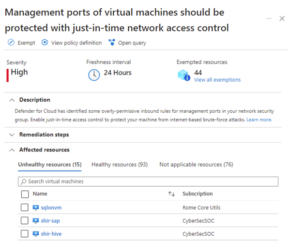 Screenshot of Virtual Port Management
