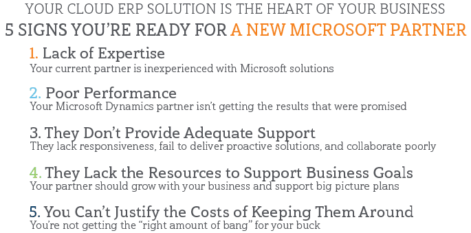 5 Signs you're ready for a new Microsoft partner