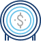 Vector graphic of a dollar sign illustration