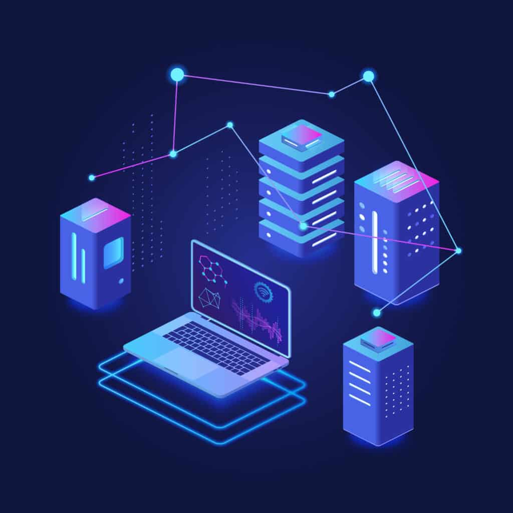 Big data processing illustration