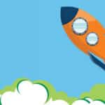 Illustration of Rocket Blasting Off- business leaders guide