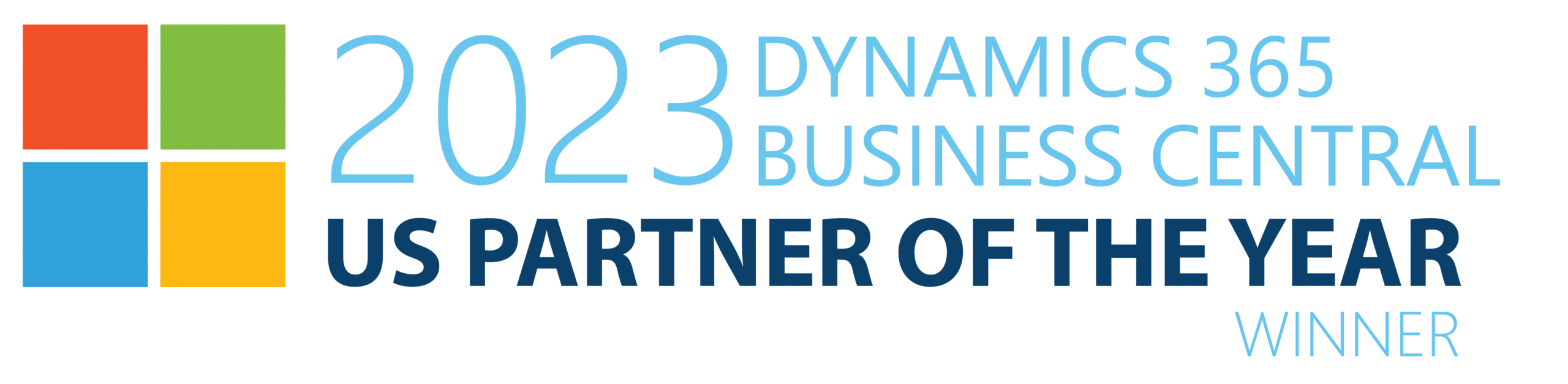 2023 Microsoft Dynamics 365 Business Central US Partner of the Year Winner