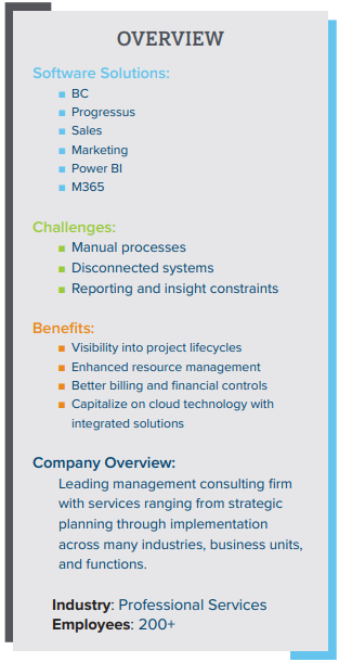 Management Consulting Firm overview