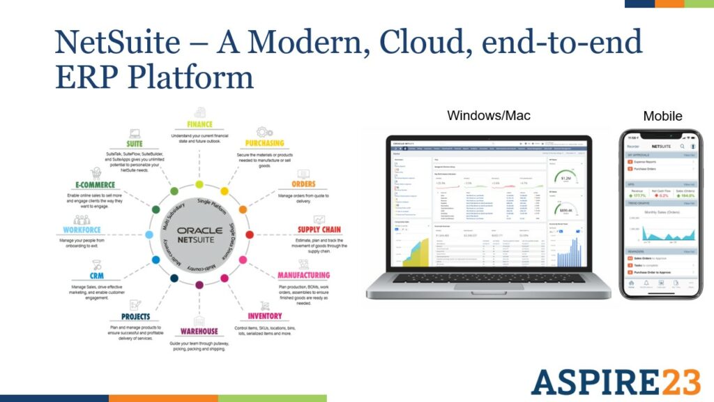 NetSuite – A Modern, Cloud, end-to-end ERP Platform