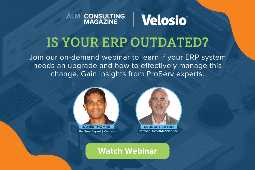 Professional Services leaders webinar about ERP.