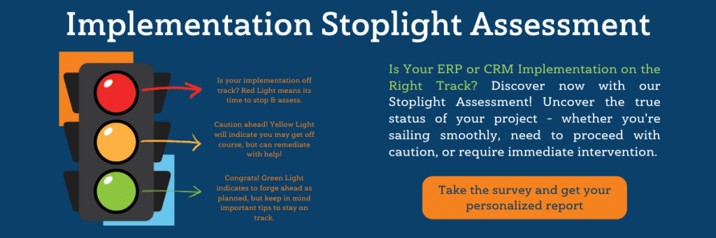 Stoplight assessment graphic explaining how taking this assessment will help your project get back on track. 
