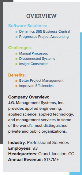 JG Management Systems Dynamics 365 and Progressus Benefits