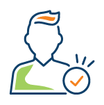 Professional services talent acquisition and retention icon