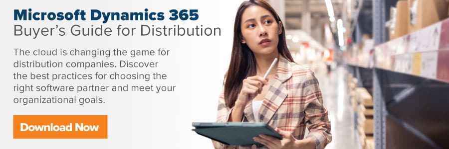 Dynamics 365 Buyers Guide for Distribution