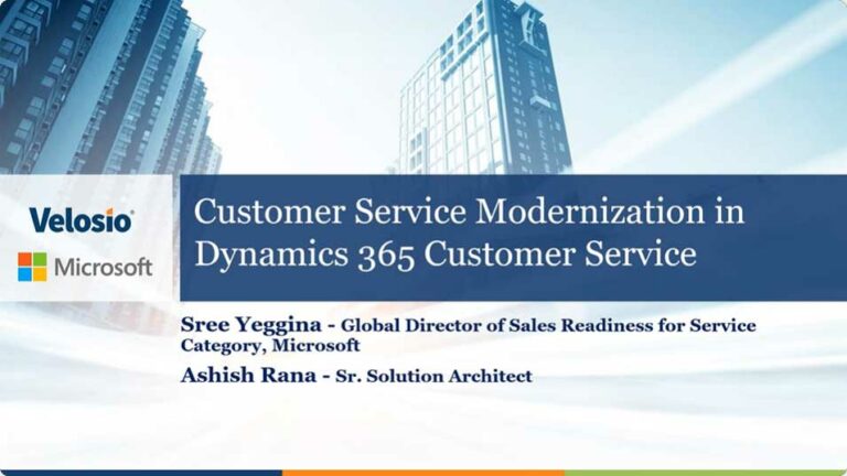 Microsoft Dynamics 365 Customer Service | Velosio