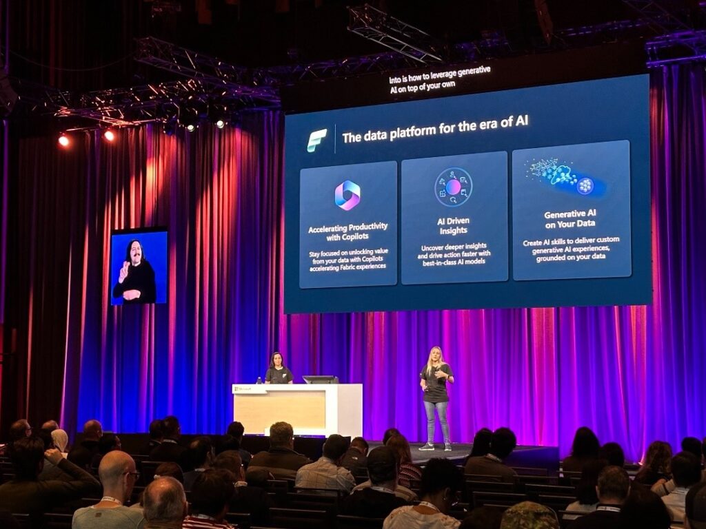 Microsoft Ignite stage