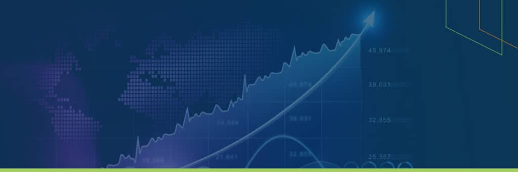 Growth graphic background