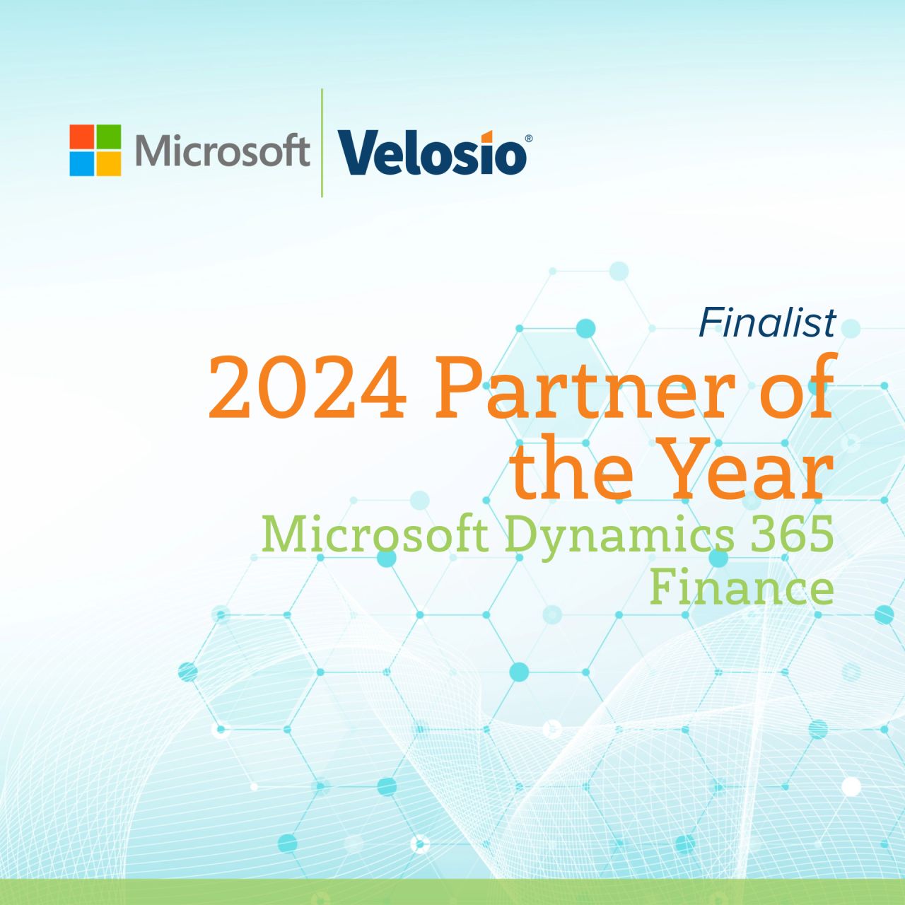 Velosio Named Dynamics 365 Finance Partner of the Year