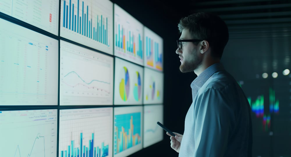 Data on screens